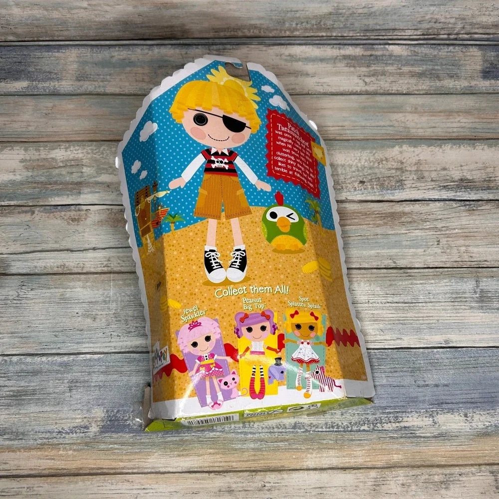Lalaloopsy Soft Doll Pirate Patch Treasure chest Boy Plush Stuffed
